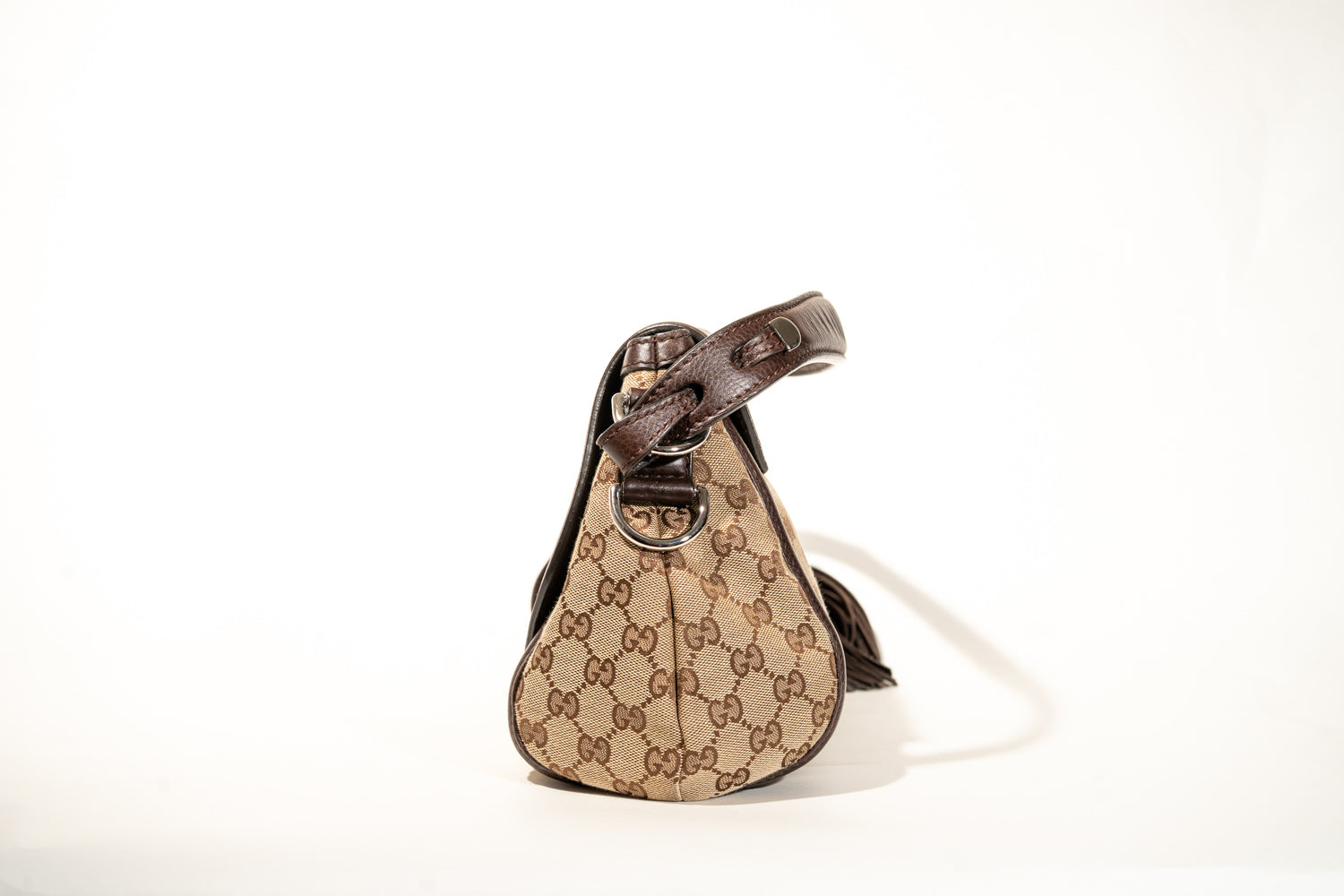 Gucci GG Canvas Techno Horsebit Satchel