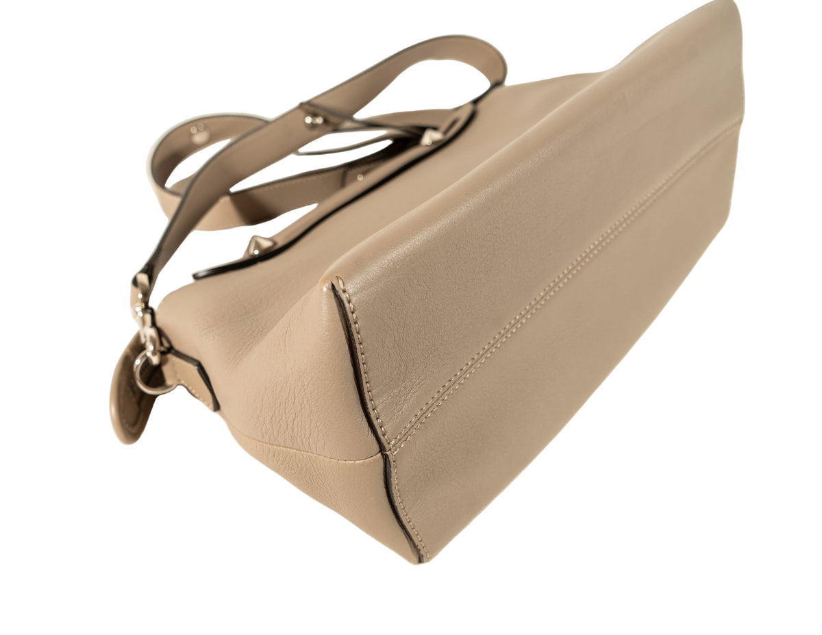 Fendi Vitello Dolce Medium By The Way Boston Bag Tortora