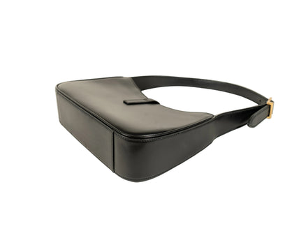 Saint Laurent Smooth Calfskin Le 5 A 7 Hobo Black