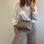 Fendi Vitello Dolce Medium By The Way Boston Bag Tortora