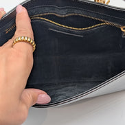 Saint Laurent Smooth Calfskin Le 5 A 7 Hobo Black
