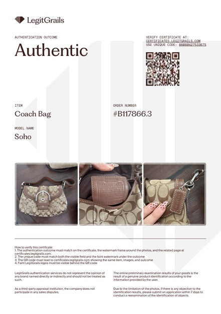 Coach Signature Soho Bag
