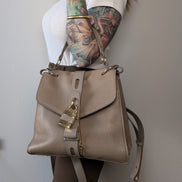 Chloe Grained Calfskin Medium Aby Day Shoulder Bag