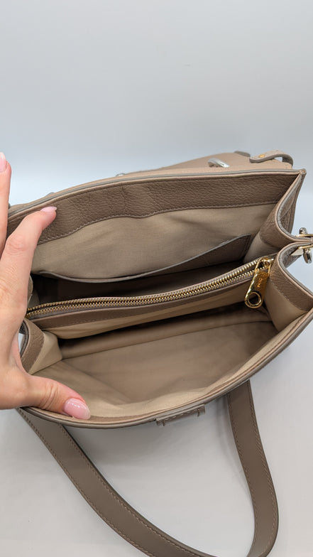 Chloe Grained Calfskin Medium Aby Day Shoulder Bag