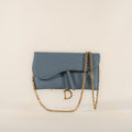 Christian Dior Saddle Pouch with Chain