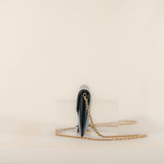 Christian Dior Saddle Pouch with Chain