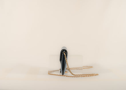 Christian Dior Saddle Pouch with Chain