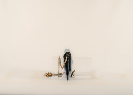 Christian Dior Saddle Pouch with Chain