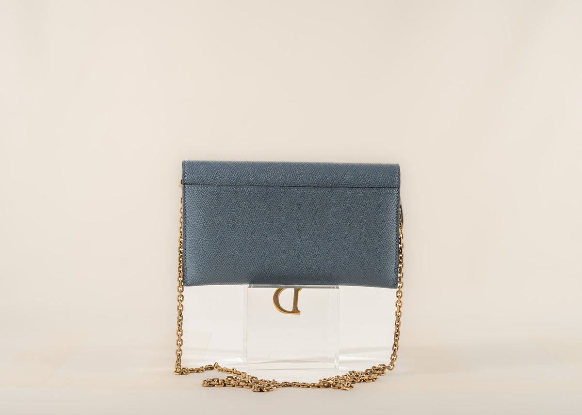 Christian Dior Saddle Pouch with Chain