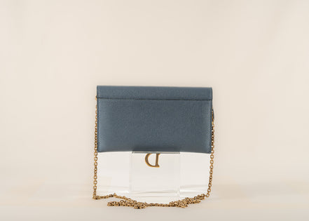 Christian Dior Saddle Pouch with Chain