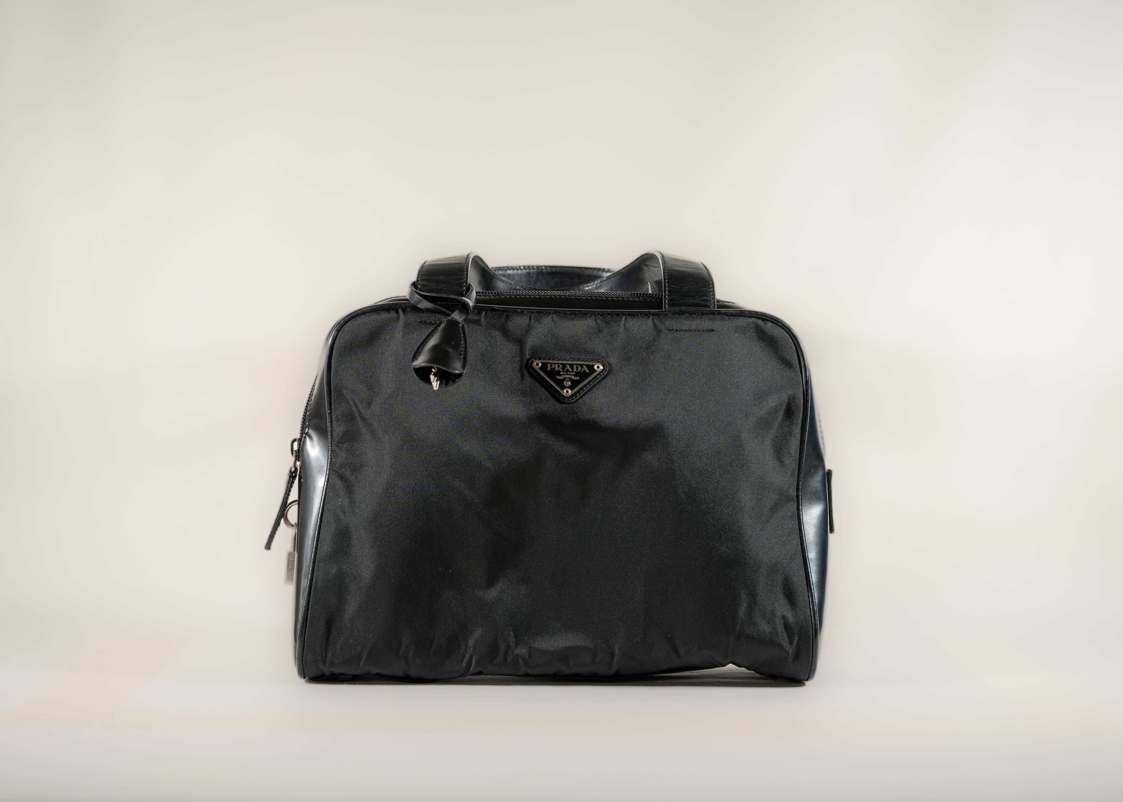 Prada Nylon Tessuto Top Handle Bag