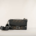 Fendi Leather Soft Trunk Baguette Bag
