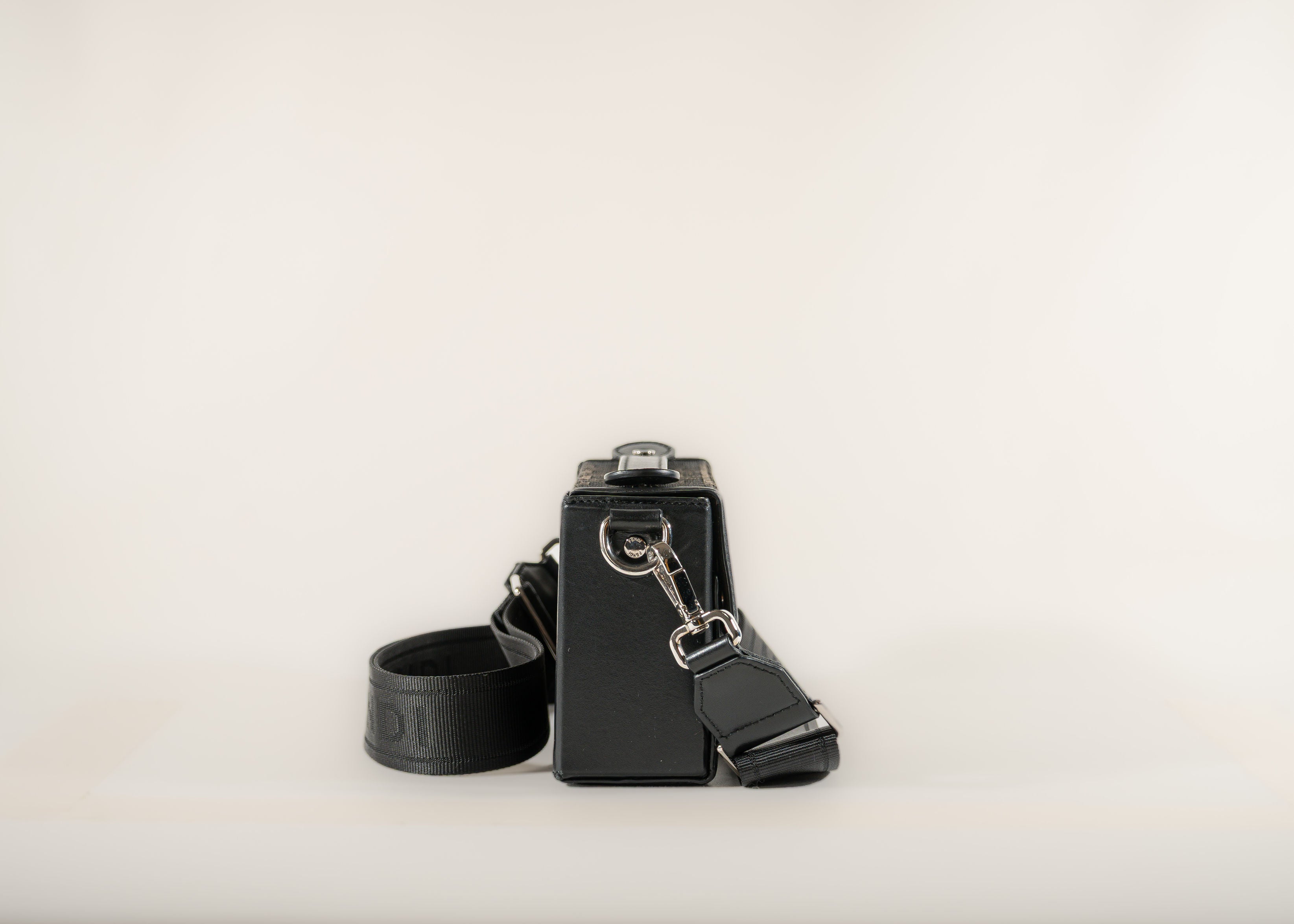 Fendi Leather Soft Trunk Baguette Bag
