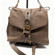 Chloe Grained Calfskin Medium Aby Day Shoulder Bag
