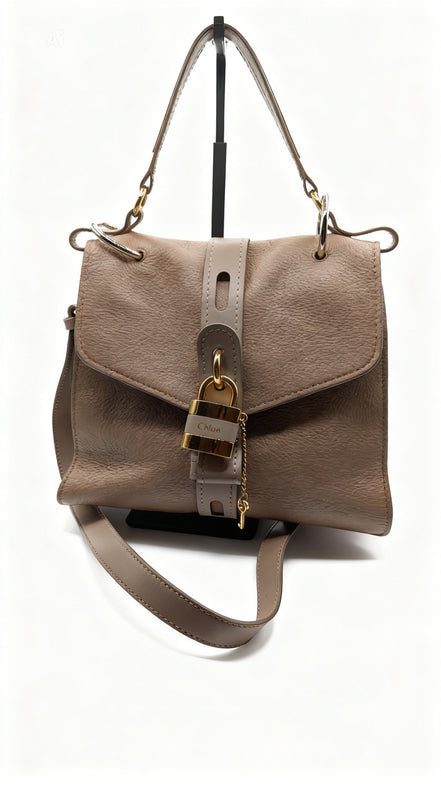 Chloe Grained Calfskin Medium Aby Day Shoulder Bag