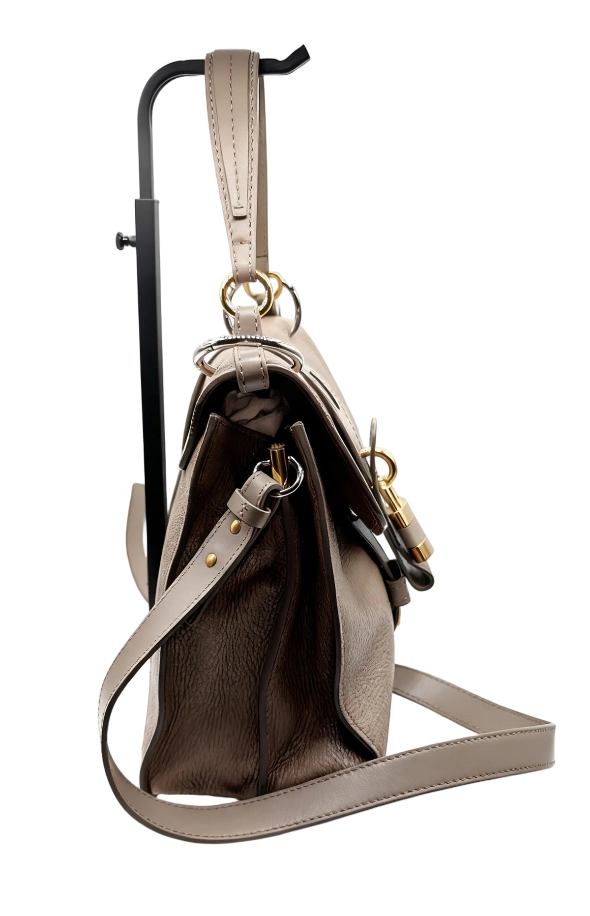 Chloe Grained Calfskin Medium Aby Day Shoulder Bag